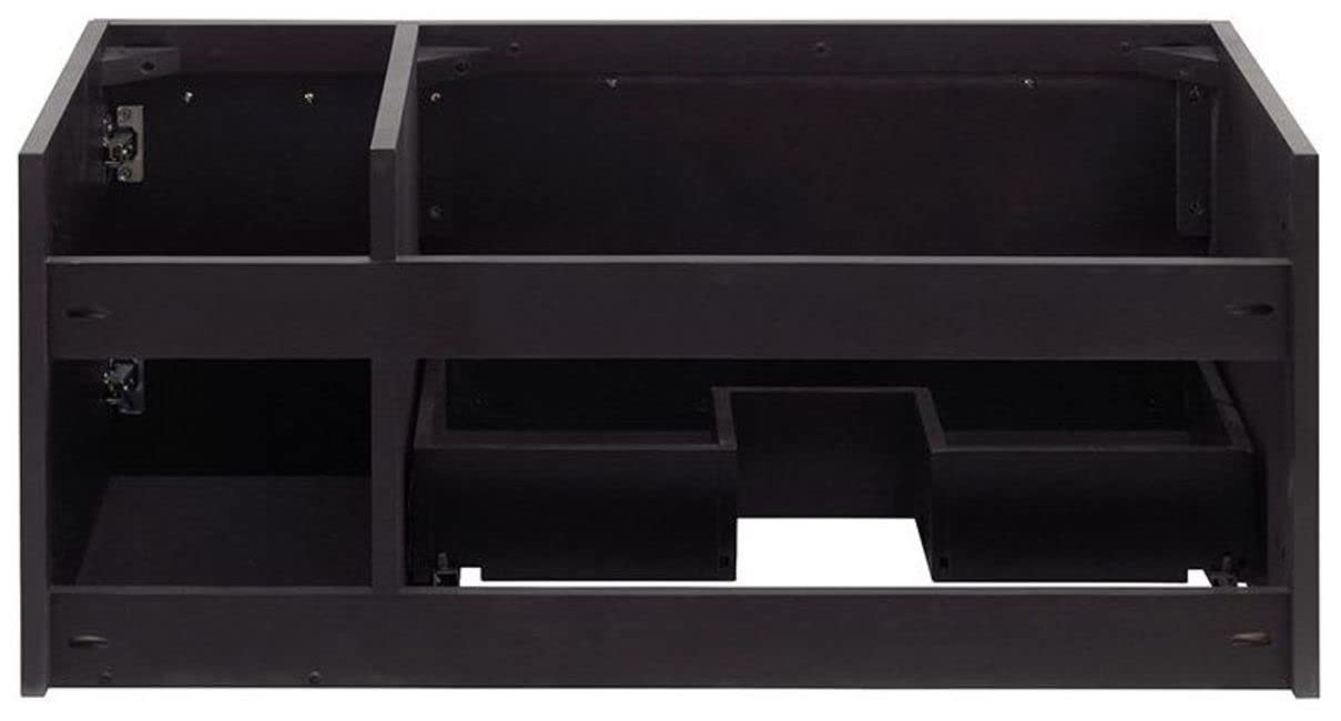 Fresca FCB6136GR-UNS-L Fresca Lucera 36" Gray Wall Hung Undermount Sink Modern Bathroom Cabinet - Left Version