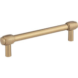 Jeffrey Alexander 885-128SBZ 128 mm Center-to-Center Satin Bronze Hayworth Cabinet Bar Pull