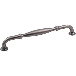 Jeffrey Alexander 658-192BNBDL 192 mm Center-to-Center Brushed Pewter Tiffany Cabinet Pull