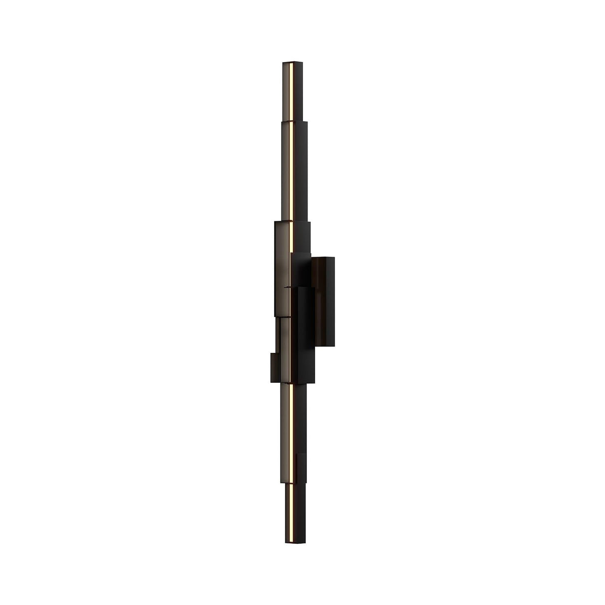 Kuzco EW29548-BK ENZO 48" EXTERIOR WALL TEXTURED BLACK 120V TRIAC/ELV LED 3000K 90CRI 40W