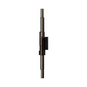 Kuzco EW29548-BK ENZO 48" EXTERIOR WALL TEXTURED BLACK 120V TRIAC/ELV LED 3000K 90CRI 40W