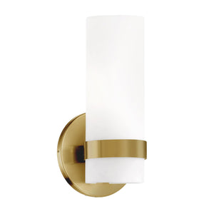 Kuzco WS9809-BG MILANO 9" WS Brushed Gold 120V ELV LED 3000K 90CRI 9W
