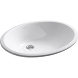 KOHLER K-2211-0 Caxton 21-1/4" Undermount Bathroom Sink (White)