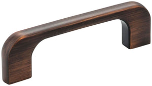 Jeffrey Alexander 264-3DBAC 3" Center-to-Center Brushed Oil Rubbed Bronze Alvar Cabinet Pull