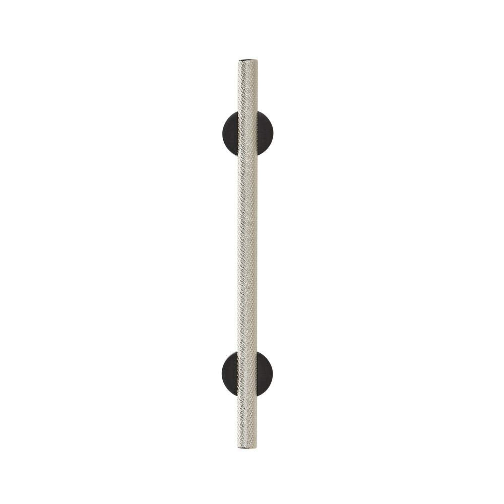 Amerock Cabinet Pull Matte Black/Polished Nickel 5-1/16 inch (128 mm) Center to Center Transcendent 1 Pack Drawer Pull Drawer Handle Cabinet Hardware