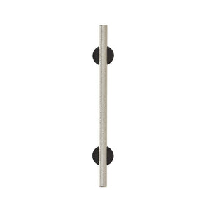 Amerock Cabinet Pull Matte Black/Polished Nickel 5-1/16 inch (128 mm) Center to Center Transcendent 1 Pack Drawer Pull Drawer Handle Cabinet Hardware