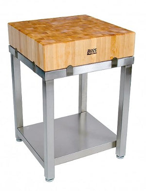 John Boos CUCLA24T Cucina Laforza End Grain Maple Butcher Block Top