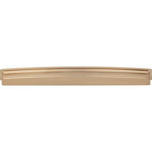 Jeffrey Alexander 141-305SBZ 305 mm Center Satin Bronze Square-to-Center Square Renzo Cabinet Cup Pull