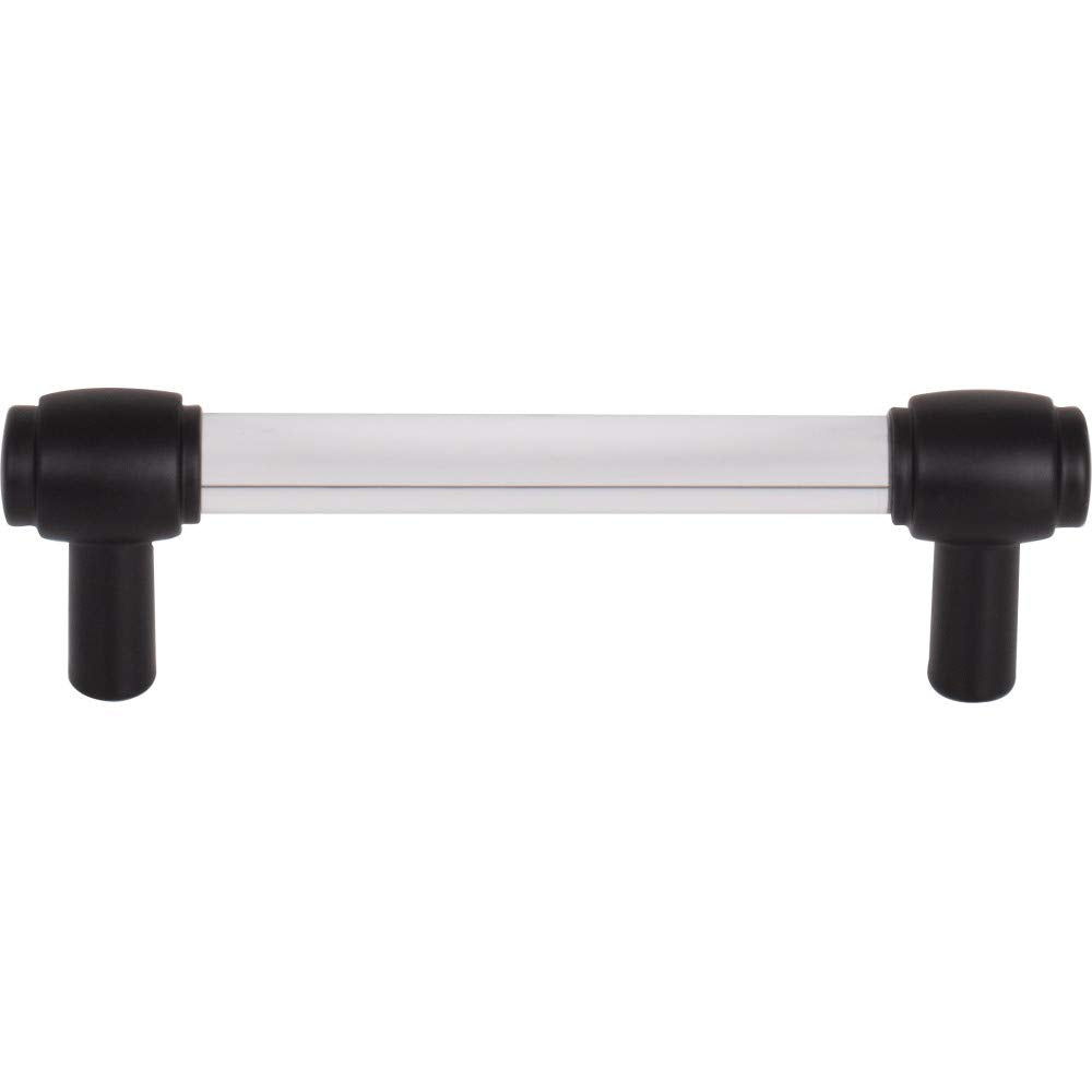 Jeffrey Alexander 775-96MB 96 mm Center-to-Center Matte Black Carmen Cabinet Bar Pull