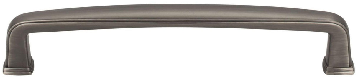 Jeffrey Alexander 1092-128BNBDL 128 mm Center-to-Center Brushed Pewter Square Milan 1 Cabinet Pull
