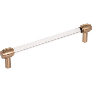 Jeffrey Alexander 775-160SBZ 160 mm Center-to-Center Satin Bronze Carmen Cabinet Bar Pull