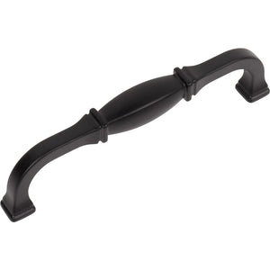 Jeffrey Alexander 278-128MB 128 mm Center-to-Center Matte Black Audrey Cabinet Pull