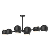 Alora LP648348MB WILLOW 48" LP MATTE BLACK ROD 46 8X60W E12