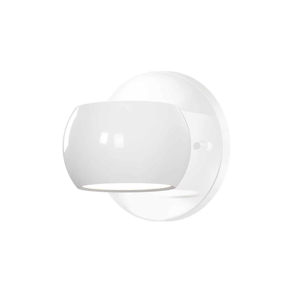 Kuzco WS46604-GWH FLUX 4" WS Gloss White 120V Touch dimmer LED 3000K 90CRI 10W