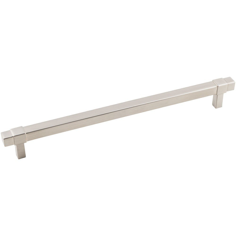 Jeffrey Alexander 293-224SN 224 mm Center-to-Center Satin Nickel Square Zane Cabinet Pull