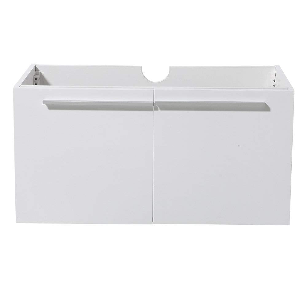 Fresca FCB8090WH Fresca Vista 36" White Modern Bathroom Base Cabinet