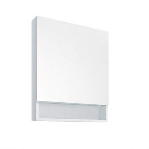 Fresca FMC6124WH Fresca 24" White Bathroom Medicine Cabinet w/ Small Bottom Shelf