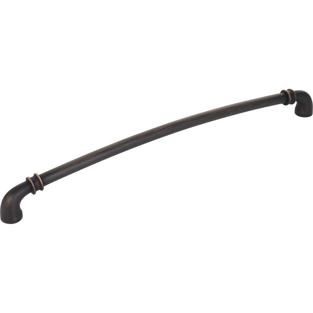 Jeffrey Alexander 445-305DBAC 305 mm Center-to-Center Brushed Oil Rubbed Bronze Marie Cabinet Pull