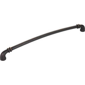 Jeffrey Alexander 445-305DBAC 305 mm Center-to-Center Brushed Oil Rubbed Bronze Marie Cabinet Pull