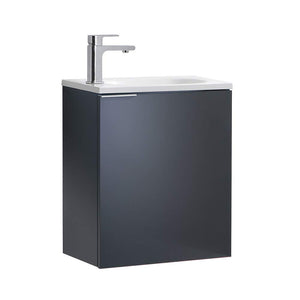 Fresca FCB8003GG-I Fresca Valencia 20" Dark Slate Gray Wall Hung Modern Bathroom Vanity