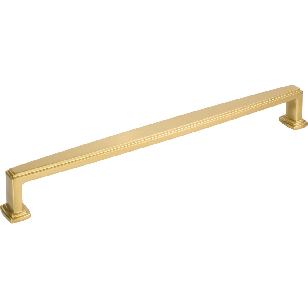 Jeffrey Alexander 171-12BG 12" Center-to-Center Brushed Gold Richard Appliance Handle