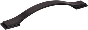 Jeffrey Alexander 80152-160MB 160 mm Center-to-Center Matte Black Strap Mirada Cabinet Pull