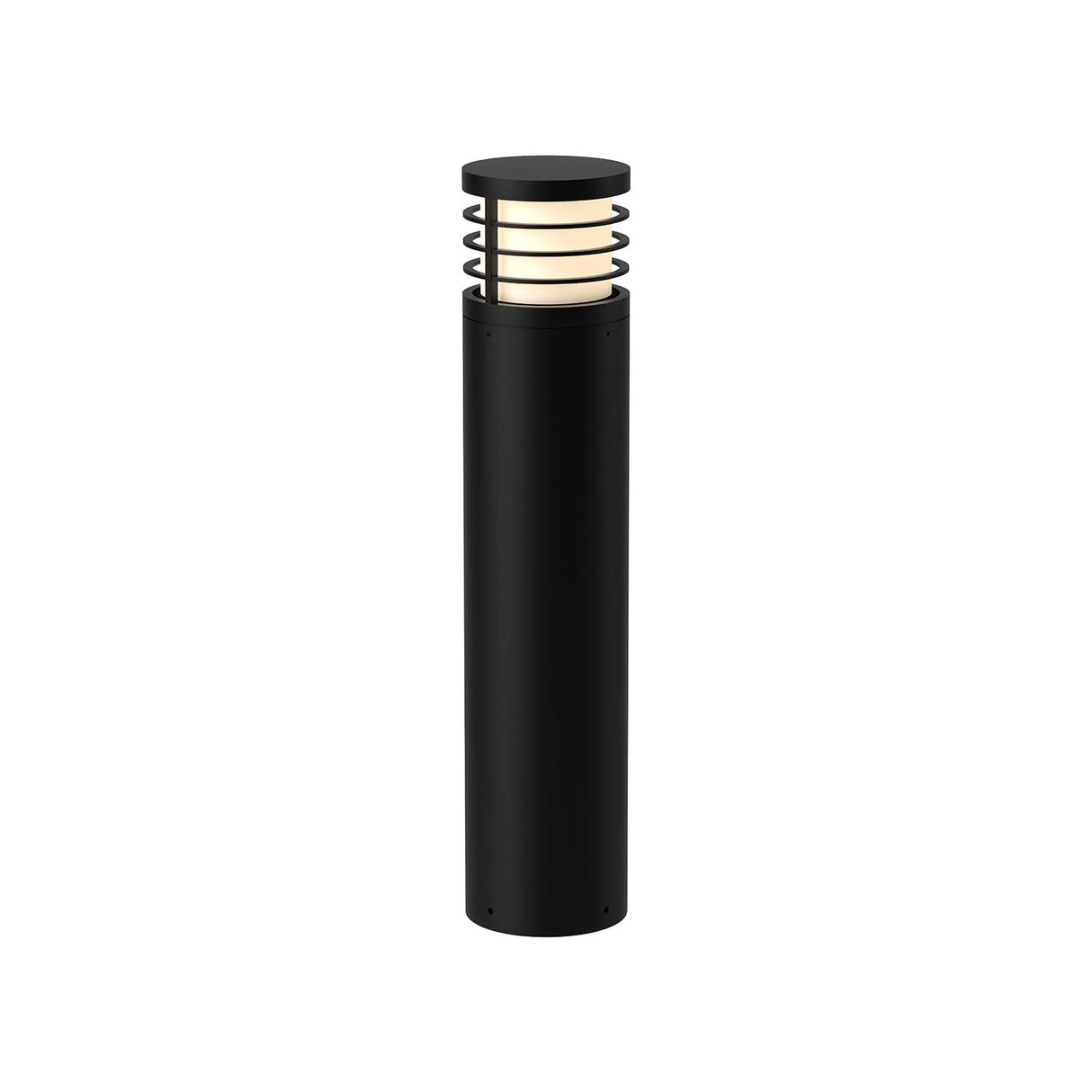 Kuzco EB47829-BK BLAINE 29" EXTERIOR BOLLARD TEXTURED BLACK 120-277V TRIAC/ELV LED 3000K 80CRI 24W