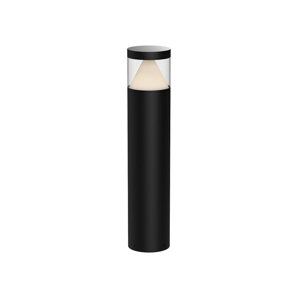 Kuzco EB49730-BK HANOVER 30" EXTERIOR BOLLARD TEXTURED BLACK 120-277V TRIAC/ELV LED 3000K 80CRI 24W