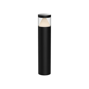 Kuzco EB49730-BK HANOVER 30" EXTERIOR BOLLARD TEXTURED BLACK 120-277V TRIAC/ELV LED 3000K 80CRI 24W