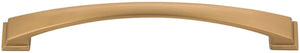 Jeffrey Alexander 944-192BG 192 mm Center-to-Center Brushed Gold Arched Roman Cabinet Pull