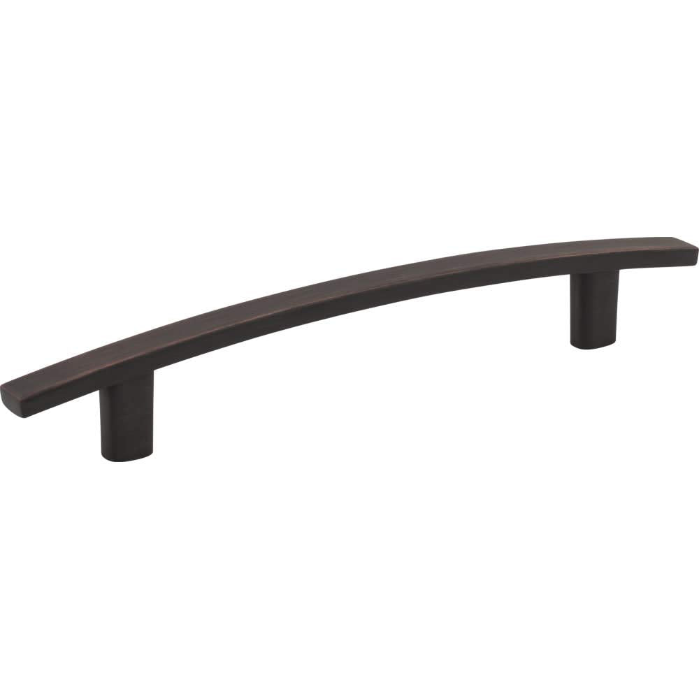 Elements 859-128MB 128 mm Center-to-Center Matte Black Square Thatcher Cabinet Bar Pull