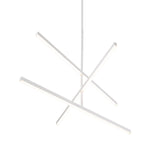 Kuzco CH10345-BG VEGA 45" CH Brushed Gold 120V TRIAC/ELV LED 3000K 90CRI 56W