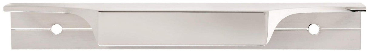 Amerock Cabinet Edge Pull Polished Chrome 4-3/16 inch (106 mm) Center to Center Extent 1 Pack Drawer Pull Drawer Handle Cabinet Hardware