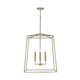 Capital Lighting 537643AD Thea 4 Light Foyer Aged Brass