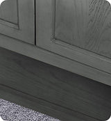 Fresca FCB2348VG-D Fresca Manchester Regal 48" Gray Wood Veneer Traditional Double Sink Bathroom Cabinet