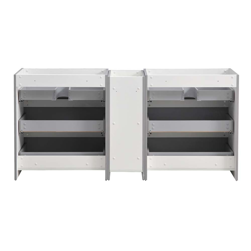 Fresca FCB93-301230RW-D Fresca Lazzaro 72" Rosewood Free Standing Double Sink Modern Bathroom Cabinet
