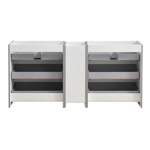 Fresca FCB93-301230RW-D Fresca Lazzaro 72" Rosewood Free Standing Double Sink Modern Bathroom Cabinet