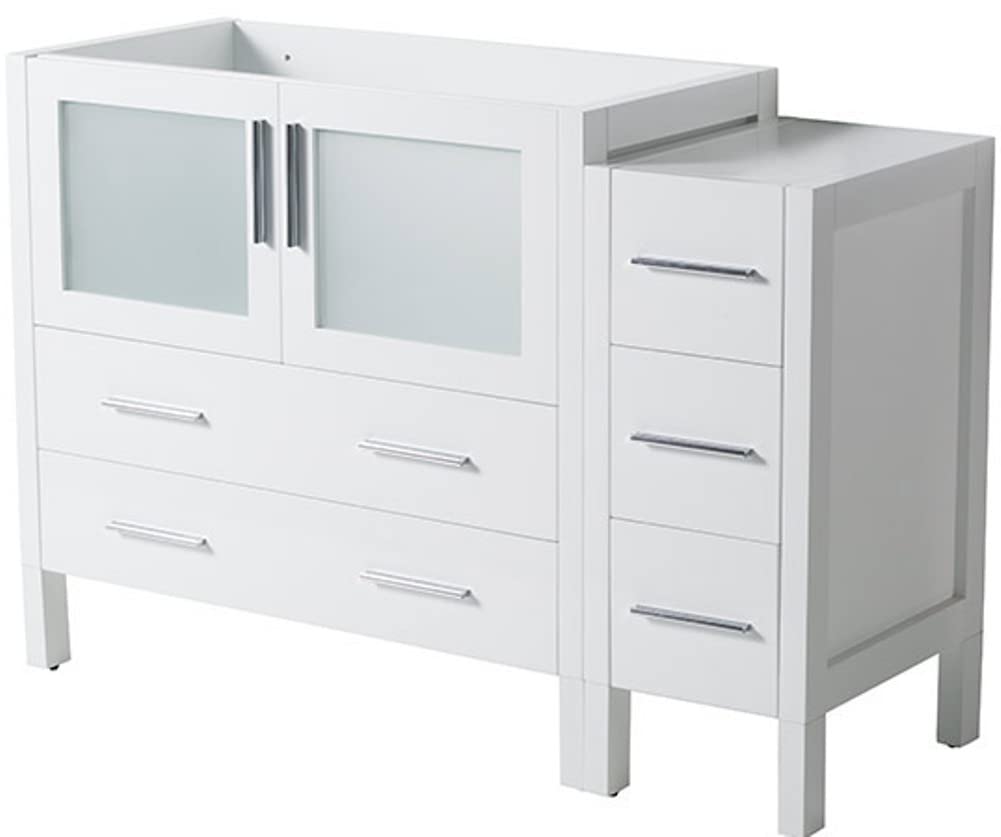 Fresca FCB62-3612WH Fresca Torino 48" White Modern Bathroom Cabinets