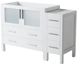 Fresca FCB62-3612WH Fresca Torino 48" White Modern Bathroom Cabinets