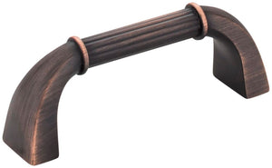 Jeffrey Alexander Z281-DBAC 3" Center-to-Center Brushed Oil Rubbed Bronze Cordova Cabinet Pull