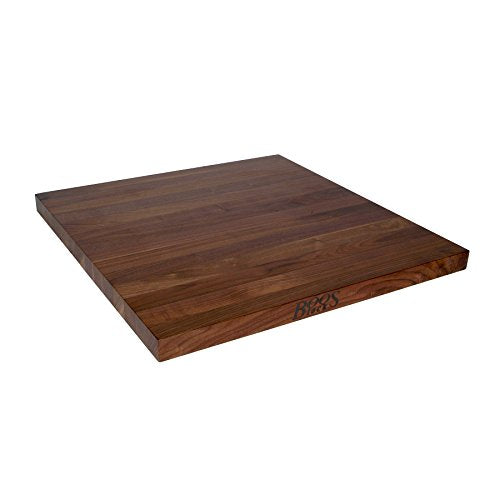 John Boos WALKCT2-10938-O Edge-Grain Walnut Butcher Block Countertop - 2-1/4" Thick, 109"L x 38"W, Natural Oil