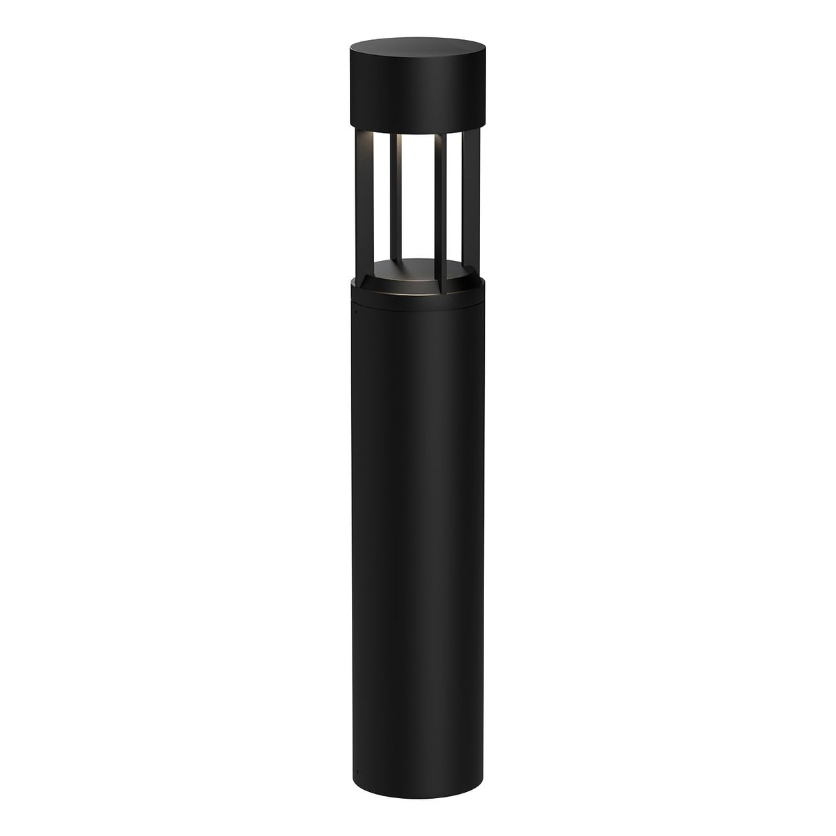 Kuzco EB40936-BK NOVATO 36" EXTERIOR BOLLARD TEXTURED BLACK 120-277V TRIAC/ELV LED 3000K 80CRI 24W