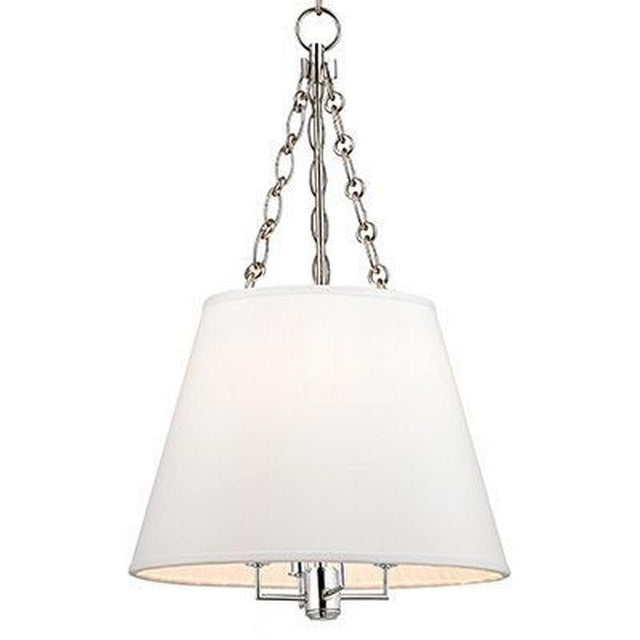 Hudson Valley Lighting 6415-PN Burdett - Four Light Pendant, Finish Color: Polished Nickel