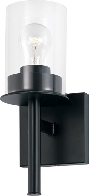 Capital Lighting 646811MB-532 Mason 1 Light Sconce Matte Black