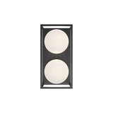 Alora EW519213BK AMELIA 2 HEAD 13" EXTERIOR WALL TEXTURED BLACK E26 40WX2