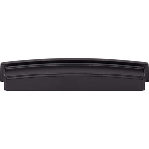 Jeffrey Alexander 141-160MB 160 mm Center Matte Black Square-to-Center Square Renzo Cabinet Cup Pull