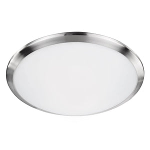Kuzco FM1515-BN MALTA 15" FM Brushed Nickel 120V ELV LED 3000K 90CRI 19W