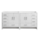 Fresca FCB9472WH Fresca Imperia 72" Glossy White Free Standing Double Sink Modern Bathroom Cabinet