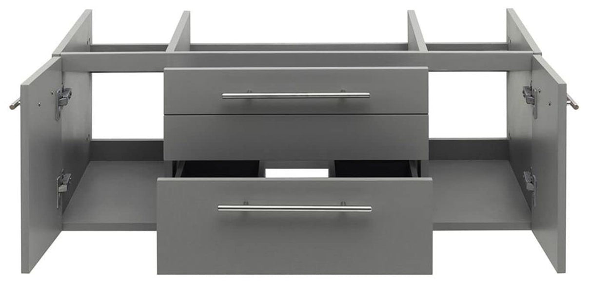 Fresca FCB6142ES-VSL Fresca Lucera 42" Espresso Wall Hung Vessel Sink Modern Bathroom Cabinet