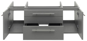 Fresca FCB6142ES-VSL Fresca Lucera 42" Espresso Wall Hung Vessel Sink Modern Bathroom Cabinet